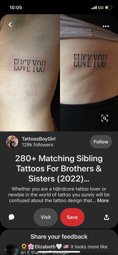 Tattoos For Younger Siblings, Sibling Finger Tattoos, Big Brother Tattoo Ideas, Older Brother Younger Sister Tattoos, Small Sibling Tattoos Brother And Sister, Funny Sibling Tattoos For 3, Matching Sibling Tattoos Brother Sister Simple, Sibling Tribute Tattoo, 3 Sibling Tattoos 2 Sisters 1 Brother