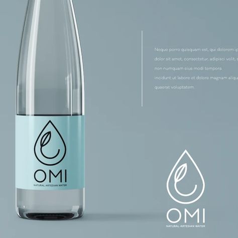 Water Bottle Logos, Bottle Design Water, Premium Water Bottle, Water Bottle Label Design, Branded Water Bottle, Water Packaging, Bottle Design Packaging, Bottle Label Design, Water Branding