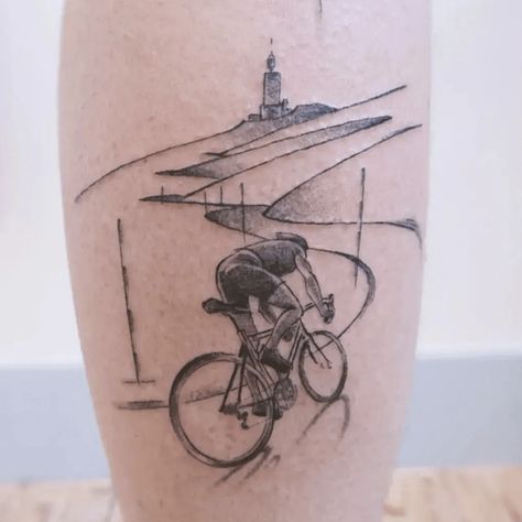 Looking to add a tattoo showing your love for cycling to your body? This post is full of ideas for cycling tattoos. Cycling Tattoo, Bike Tattoo, Cycle Stand, Bike Tattoos, Tattoo Shows, Line Work, Mom Tattoos, Tattoos Ideas, 10 Reasons