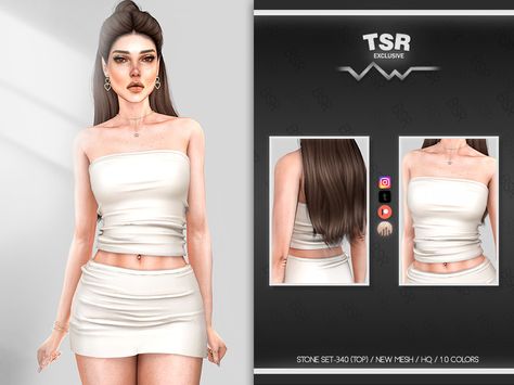 the sims 4 Sims 4 Cc Clothes Female Tops Alpha, The Sims Resource Tops, Sims 4 Cc Tube Top, Sims 4 Cc Tshirt Female, Sims 4 Tube Top, Sims 4 Cc Tank Top, Sims 4 Items, The Sims Resource Clothing, The Sims 4 Cc Top