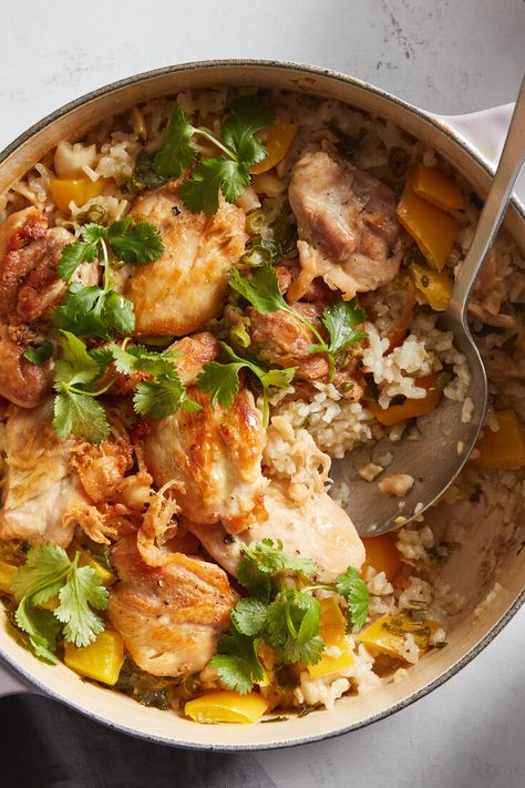 Coconut Chicken Rice, Miso Fish, Potpie Recipe, Mattar Paneer, Easy Skillet Chicken, Fish Chowder, Lemon Recipe, Paneer Recipe, Chowder Recipe