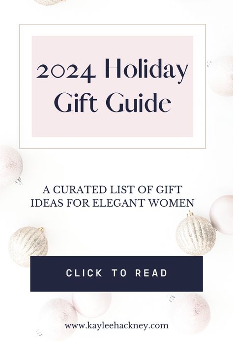 Get ready for some festive gift giving with our 2024 Holiday Gift Guide! Discover the most amazing gift ideas for the women in your life, and check out the ultimate Christmas list that'll make her holiday dreams come true. Don't miss out on curated list of elegant gift ideas. Click to read! Luxe Gifts For Women, Holiday Gift Guides, 2024 Gift Guide, Elegant Gift Ideas, Gift Guide Women, Amazing Gift Ideas, Ultimate Christmas, Weekly Calendar, Important People