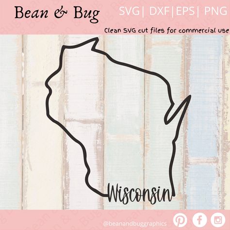 Wisconsin Outline, Home Clip Art, Cricut Svgs, Minnesota Home, Wisconsin State, Art Svg, State Outline, Sign Svg, Microsoft Word