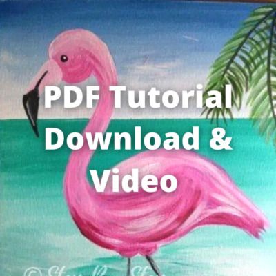 How To Paint A Flamingo, Paint Flamingo, Easy Flamingo Painting, Paint A Flamingo Tutorial, Flamingo Painting Acrylic Easy, Flamingo Painting Canvases, Pink Flamingo Painting, Flamingo Pictures, Flamingo Painting