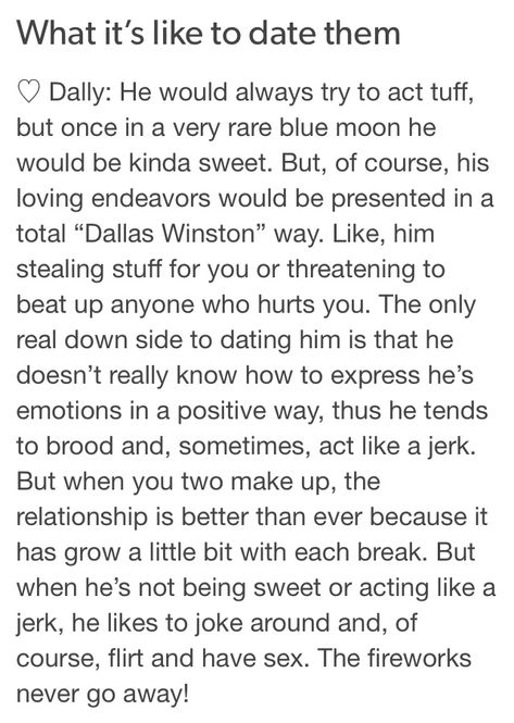 What it’s like to date dally ❤️ Dating Dallas Winston Aesthetic, Dating Dallas Winston, Dallas Winston Headcanon, Outsiders Shifting, Dally Winston Imagines, How The Outsiders Would React, Dallas Winston Imagine, Outsiders React, Outsiders Headcanons