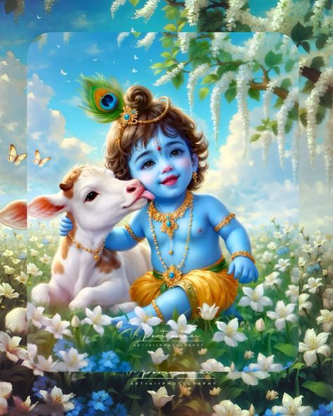 #janmashtami #kanha #krishna #dwarkadhish Tiktok Whisper, Aesthetic Profile Picture Cartoon Soft, Little Krishna, Aesthetic Shorts, Lord Murugan, 1 Aesthetic, Banner Background Images, Lord Hanuman, Krishna Wallpaper