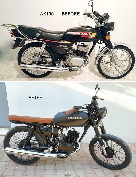 Ax 100, Norton Cafe Racer, Modern Cafe Racer, Suzuki Cafe Racer, Dirt Motorcycle, Honda Scrambler, Cafe Racer Moto, Cafe Racer Design, Cafe Racing