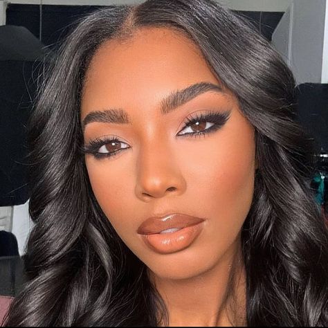 Black Queen Makeup, Daytime Makeup, Brown Girls Makeup, Natural Glam Makeup, Makeup For Black Skin, Brown Skin Makeup, Soft Glam Makeup, Queen Makeup, Glam Makeup Look