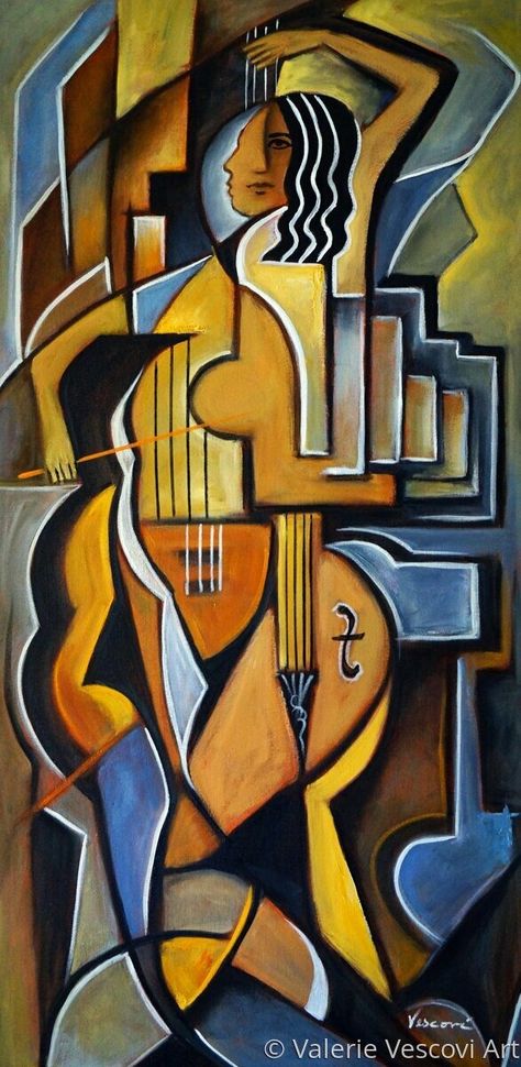 Women Musicians, Cubist Artists, Cubist Paintings, Cubist Art, Soul Artists, Women Artists, Inner Self, Visual Poetry, About Women