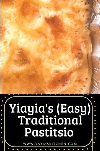 Easy Pastitsio Recipe, Pastichio Recipe, Lasagna With Bechamel, Pastitsio Recipe, Bechamel Recipe, Greek Pastitsio, Greek Lasagna, Mediterranean Cooking, Greek Recipes Authentic