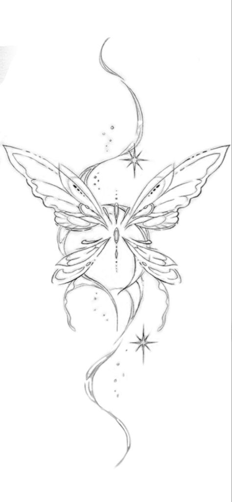 Fairy Spine Tattoos For Women, Angel Wing Spine Tattoo, Spine Tattoos With Wings, Fairy Wings Tattoo Arm, Fairy Wing Back Tattoo, Winx Club Tattoo, Side Waist Tattoo, Pixie Wings Tattoo, Wing Tattoo Arm