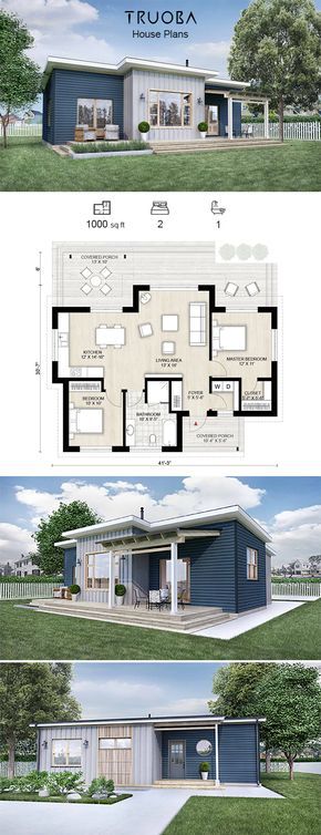 1000 Sq Ft House, 1000 Sq Ft, Small House Layout, 2 Bedroom House Plans, Small House Floor Plans, Casas The Sims 4, Tiny House Floor Plans, Sims House Plans, 2 Bedroom House