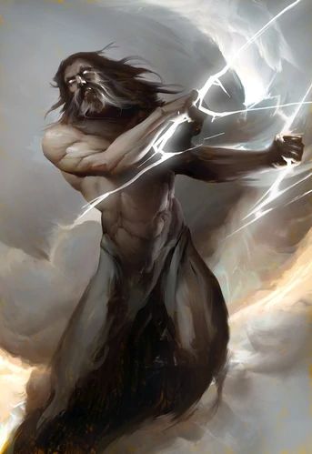 Greco Persian Wars, God Of Lightning, Zeus God, Greek Pantheon, Roman Gods, Legends And Myths, Greek Gods And Goddesses, Thunder And Lightning, Roman Mythology