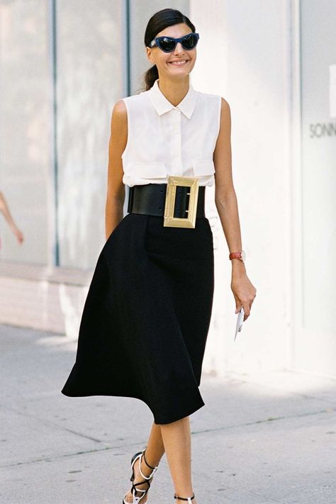 - Photo: Vanessa Jackman How To Wear Belts, How To Have Style, Caroline Daur, Moda Do Momento, Giovanna Battaglia, Fashion Week Spring 2014, Fashion Articles, Fashion Jeans, Nicole Richie