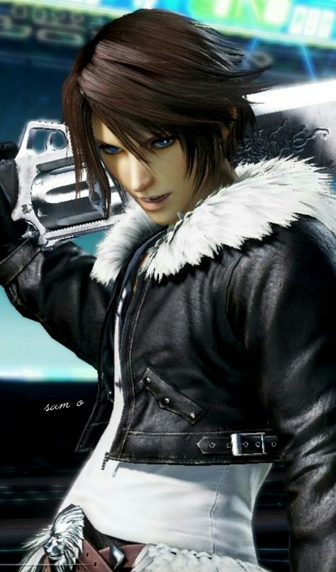 Squall Ff8, Final Fantasy Squall, Squall Leonhart, Pictures Of Lightning, Final Fantasy Funny, Final Fantasy Collection, Final Fantasy X, Final Fantasy Artwork, Final Fantasy Art