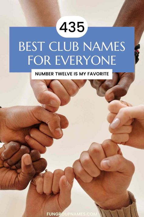 Discover our 435 best club names for every interest and passion. From sports teams to book clubs, find the perfect name! Intellectual Games, Kings Basketball, Club Name, Group Names, Lifestyle Club, Service Club, Explorers Club, Yoga Club, Cycling Club