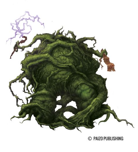 Shambling Mound by GammaGrey.deviantart.com on @DeviantArt Shambling Mound Art, Shambling Mound, Paizo Pathfinder, D D Monsters, Aw Yeah, Fantasy Art, Lion Sculpture, Art Design, Deviantart