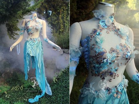 Water Sprite, Firefly Path, Wedding Themes Summer, Fairy Dresses, Disney Fairy, Fairy Clothes, Fantasy Dresses, Fantasy Gowns, Fairy Costume