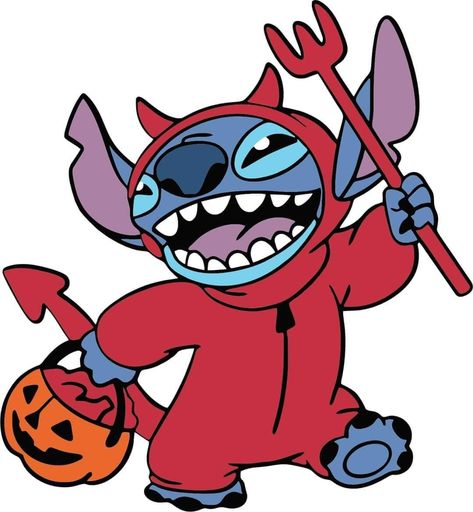 Devils Costume, Disney Halloween Svg, Stitch Svg, Lilo And Stitch Quotes, Lilo And Stitch Drawings, Svg Bundles, Devil Costume, X Stitch, Stitch Drawing