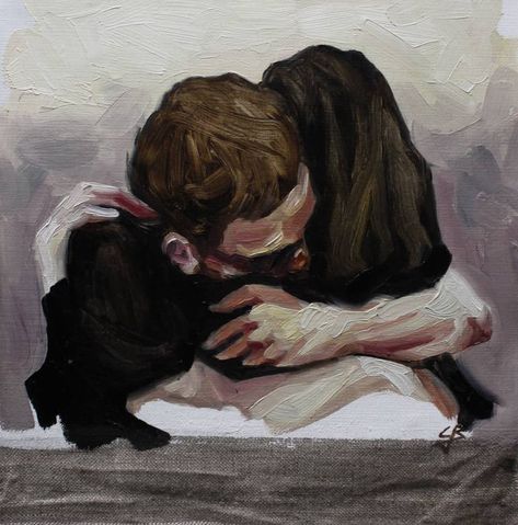 art as zayn on Twitter: "“ When the world was ending, i’d hold you in my arms ” - Zayn Malik Hug me, 2020 - Claudia Barbu… " People Hugging, Portraiture Painting, Couple Painting, Romance Art, Ap Art, Romantic Art, Amazing Art Painting, Arte Popular, Couple Drawings