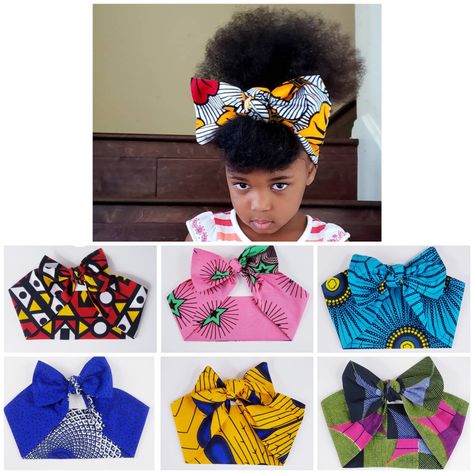 Afro Accessories, Ankara Headband, Ankara Headwrap, Kids Headband, Pencil Skirt Pattern, Knotted Headwrap, Mckinney Texas, African Accessories