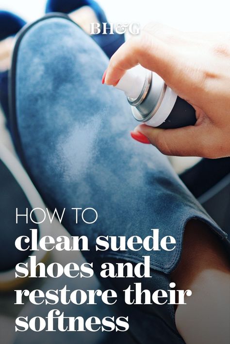 Read this before you try soap and water. How To Clean Suede Shoes, Suede Shoes Cleaning, Clean Tennis Shoes, Cleaning Suede, Clean Suede Shoes, Remove Water Spots, Clean Suede, Remove Water Stains, How To Wash Shoes