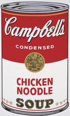 January Writing Prompts, Campbell's Soup Cans, Andy Warhol Pop Art, Condensed Soup, Warhol Art, The Velvet Underground, Pop Art Movement, Chicken Noodle Soup Homemade, Campbell Soup