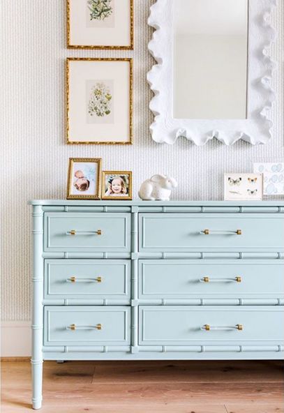 Casegoods Katie Davis Design, Grandmillennial Decor, Katie Davis, Son Wallpaper, Furniture Flipping, Grand Millennial, Boys Rooms, Girl’s Room, Furniture Repair