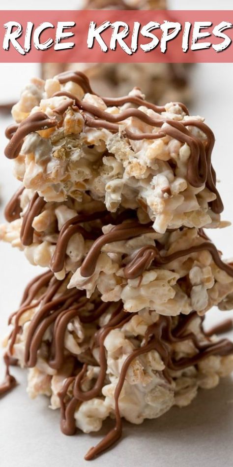 No Bake Rice Krispies Cookies are super quick and easy cookies that kids and adults love alike.They are made with Chocolate, Almonds, Sunflower Seeds and Rice Krispies. #valentinascorner #nobake #ricekrispies #dessert Quick And Easy Cookies, Easy No Bake Cookies, Homemade Snickers, Cookies Bars, Baked Rice, Individual Desserts, Easy No Bake Desserts, Bake Dessert, Rice Krispie Treats