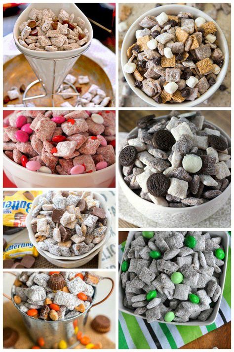 30 Crazy Good Puppy Chow Recipes - Adorable options for the humans at a dog birthday party. Best Puppy Chow Recipe, Puppy Chow Snack, Puppy Chow Chex Mix, Puppy Chow Chex, Puppy Chow Chex Mix Recipe, Puppy Chow Recipe, Chex Mix Puppy Chow, Bake Sale Treats, Muddy Buddies Recipe