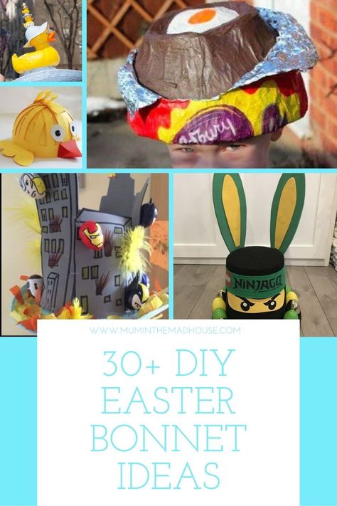 Easy Easter bonnet ideas for boys & girls for the ultimate Easter parade creations! These DIY Easter hat ideas for kids are ones you can make at home. Easter Bonnets For Boys Ideas, Diy Easter Bonnet Kids, Adult Easter Bonnet Ideas, Easter Bonnet Ideas For Toddlers, Easy Easter Hat Ideas, Kids Easter Hat, Boys Easter Hat Ideas, Easter Hat Parade Boys, Easter Bonnets For Kids