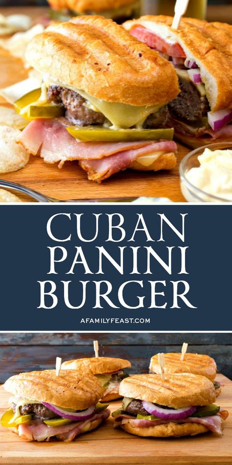 Cuban Panini, Juicy Burger, Panini Recipes, Easy Bacon, Burger Sliders, Bacon Jam, Homemade Burgers, Gourmet Burgers, Hamburger Recipes