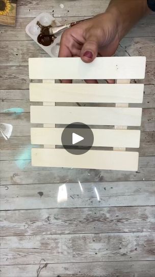 Hobby Lobby Western Decor Bedroom, Everyday Diy Crafts, Dollar Tree Wooden Crafts Diy, Mini Pallet Ideas Diy Projects, Wooden Dollar Tree Crafts, Thanksgiving Dollar Tree Crafts, Diy Signs Wooden, Mod Podge Napkins On Wood, Dollar Tree Pallet Crafts