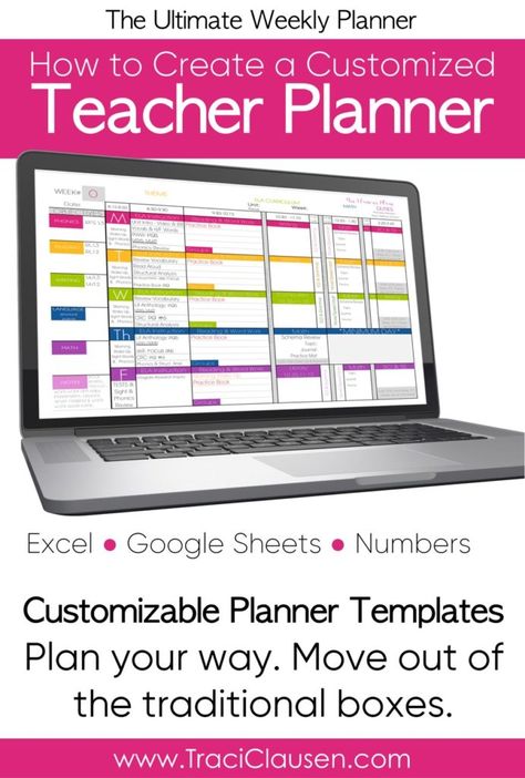 Planner For Teachers, Teaching Planner, Teacher Planner Templates, Digital Lesson Plans, Teacher Lesson Planner, Editable Planner, Teaching Technology, Teacher Planning, Teacher Lessons