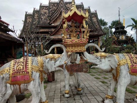 Dai Ethnic Village Xishuangbanna China Xishuangbanna China, Yunnan China, Places Ive Been, Temple, China