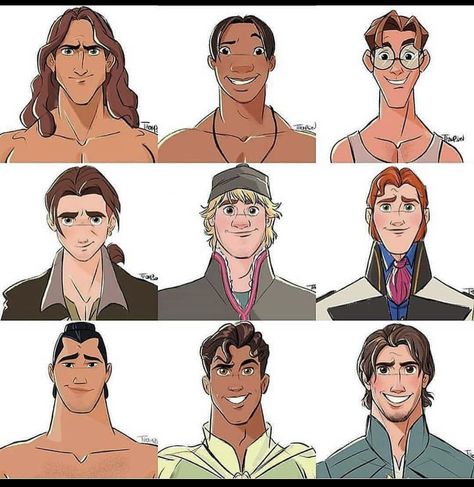 Male Concept Art, Steven Thompson, Disney Attire, Disney Art Style, Male Art Men, Disney Movie Characters, Blue Wedding Bouquet, Disney Men, Princess Drawings