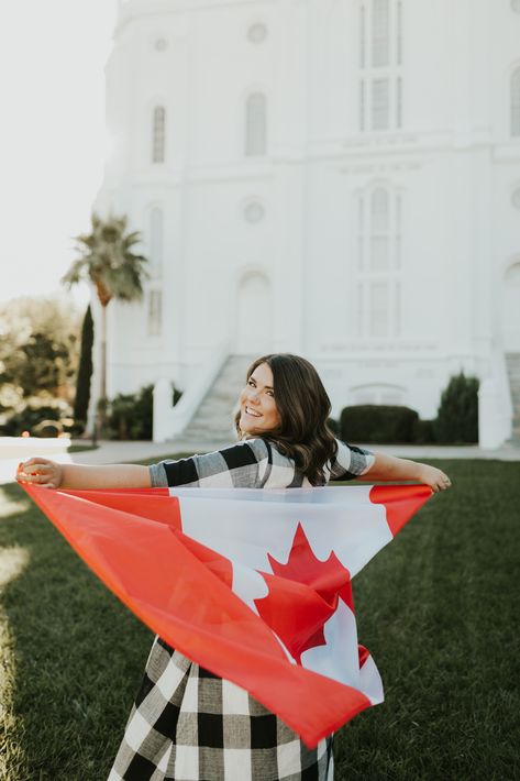 Mission Flag Pictures, Lds Mission Photoshoot, Lds Mission Pictures Sister Missionaries, Missionary Pictures With Flag, Lds Missionary Photoshoot, Missionary Photoshoot Elder, Lds Mission Pictures, Reference Couple Photo, Missionary Photoshoot Sister