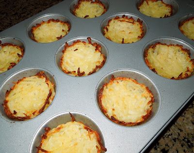 Melissa's Southern Style Kitchen: Nested Potato Skins [Potato Skin Nests] Brunch Buffet Ideas, Southern Style Kitchen, Potato Muffins, Buffet Ideas, Potato Skin, Muffin Tin Recipes, Brunch Buffet, Pan Recipes, What's For Breakfast