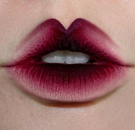 Heart Lips Makeup, Unique Makeup Looks Creative, Alt Hippie, Mouth Makeup, Makeup Content, Bold Lip Makeup, Iron Mask, Lip Combos, Bright Eye Makeup