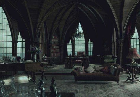 𝙚𝙫𝙚𝙧𝙮𝙩𝙝𝙞𝙣𝙜 𝙞 𝙬𝙖𝙣𝙩𝙚𝙙 - 𝙙.𝙢 - 𝙩𝙝𝙚 𝙖𝙛𝙩𝙚𝙧𝙢𝙖𝙩𝙝 - Wattpad Gothic Home Interior, Victorian Gothic Interior, Gothic Interior Design, Slytherin Common Room, Gothic Living Room, Gothic Interior, Gothic Bedroom, Modern Gothic, Gothic Furniture