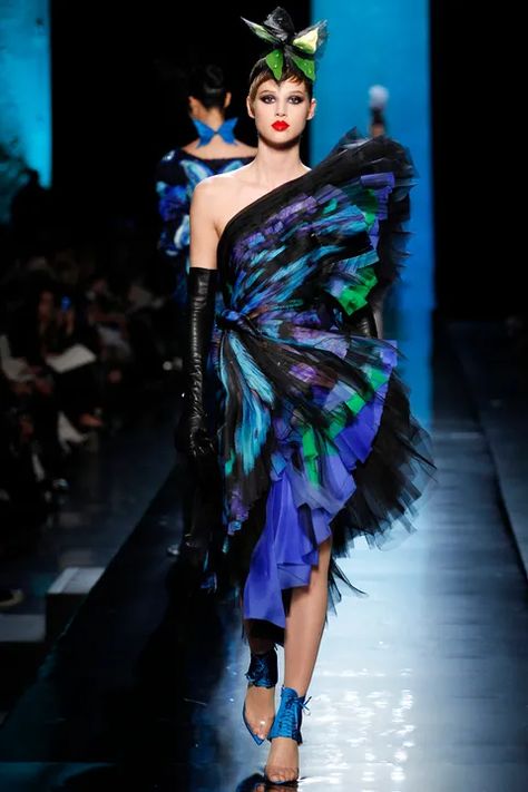 Butterfly Inspired Fashion, Jean Paul Gaultier Haute Couture, 2014 Couture, Couture 2014, Paul Gaultier Spring, 2014 Fashion Trends, Winter Typ, Collection Couture, Spring Couture