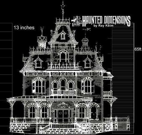 Haunted Mansion Blueprints | ... third, and final Haunted Mansion paper model kit, The Phantom Manor Disneysea Tokyo, Phantom Manor, Haunted Mansion Disneyland, Disney Attractions, A Haunted House, Disney Haunted Mansion, Paper Model, The Phantom, Happiest Place On Earth