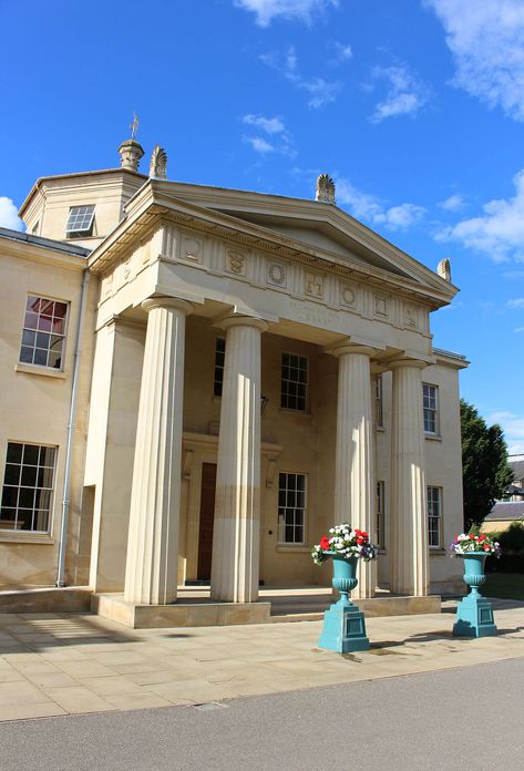 The 1992 Maitland Robinson Library at Downing College, Cambridge designed by Terry. Sea House, Greek Revival, By Terry, Cambridge, Travel Photos, England, House Styles, Architecture, Art