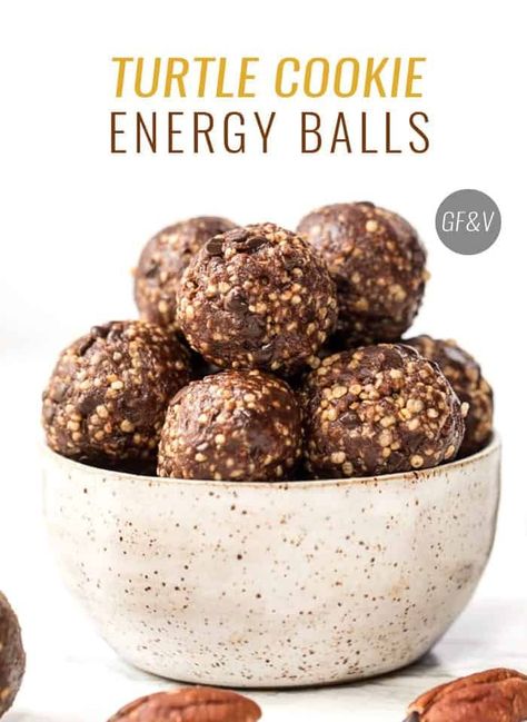 Cookies No Bake, Vegan Shortbread, No Bake Energy, Clean Desserts, Protein Balls Recipes, Energy Bites Recipes, No Bake Energy Bites, Turtle Cookies, Energy Ball Recipe