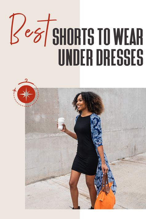 Shorts Under Dress, Shorts For Under Dresses, Best Shorts, Thigh Chafing, Travel Fashion Girl, Below The Knee Dresses, Travel Outfits, Under Dress, Travel Fashion