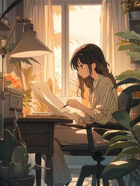 Study Art Anime, Wallpaper Anime Hd, Art Buildings, The Garden Of Words, Cute Laptop Wallpaper, Vertical Poster, Girly Art Illustrations, Introverted, Cool Wallpapers Art