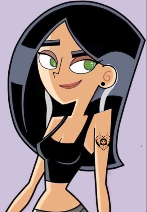 Black Hair Green Eyes Cartoon, Cartoon Profile Pics Brunette Green Eyes, Cartoon Profile Pics Brunette, Green Eyes Cartoon, Dark Hair Cartoon Characters, Brunette Green Eyes, Sam Manson, Profile Picture Cartoon, Eyes Cartoon