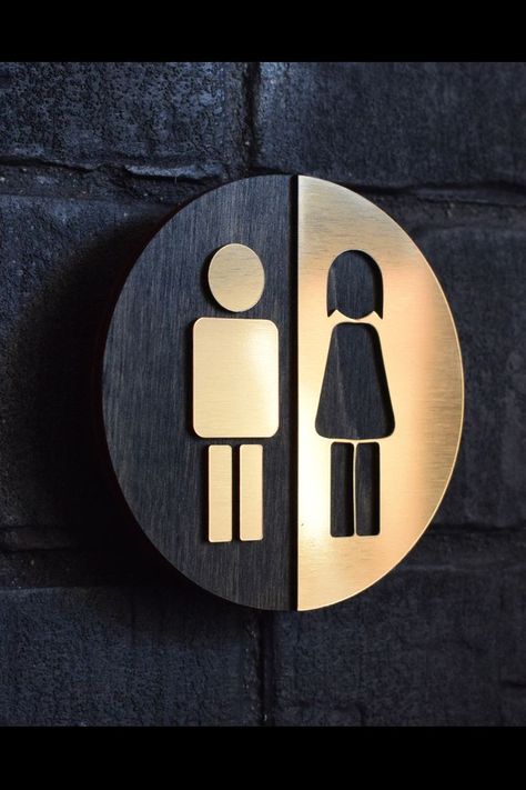 Wood gift for women and men Toilet Design Small, Gender Neutral Bathroom Signs, Washroom Signage, Unisex Toilets, Wc Sign, Bathroom Door Sign, Toilet Door Sign, Toilet Decor, Cabin Signs