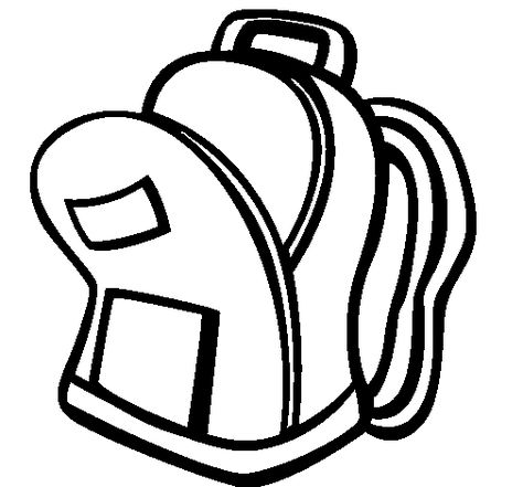 School bag II coloring page to color, print or download. Color online with this game to color School coloring pages  and you will be able to share and to create your own gallery online. Backpack Drawing, Kindergarten Worksheets Free Printables, School Coloring Pages, Summer Coloring Pages, Free Coloring Sheets, Free Clipart Images, Drawing Bag, Preschool Ideas, Free Printable Coloring Pages