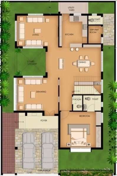 Indian Duplex House Design, 30x50 House Plans, Design Floor Plans, Floor Planning, West Facing House, Duplex Floor Plans, Two Story House Design, Indian House Plans, House Green